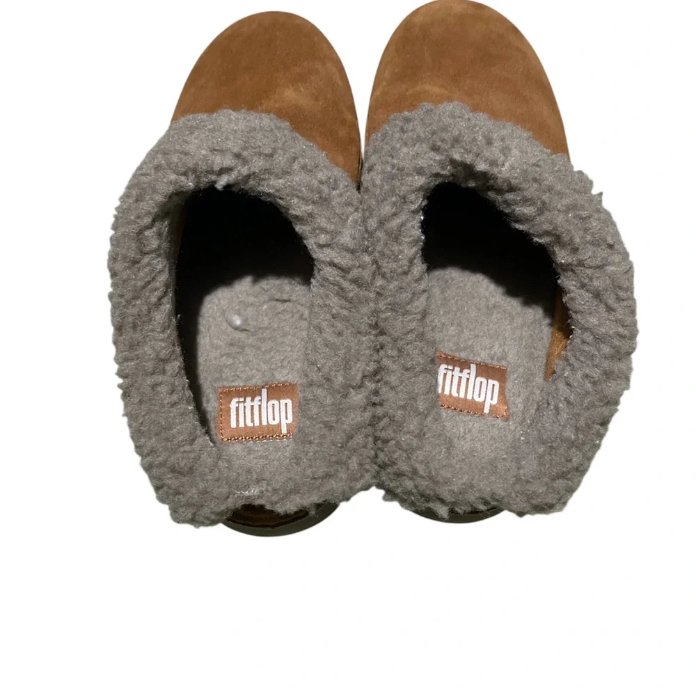 FitFlop Women's Loaff Snug Suede Slippers Size 8 - Picture 2 of 4